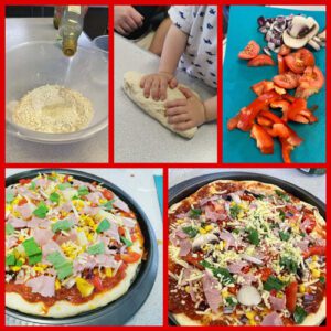 Pizza Making Workshop - GRH Training collage 1